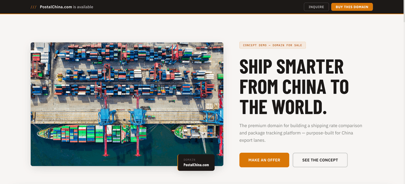 postalchina.com preview